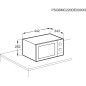 Electrolux Emz421Mmw Mikrobølgeovn 21 L 800 W Hvid Electrolux Emz421Mmw Mikrobølgeovn 21 L 800 W Hvid